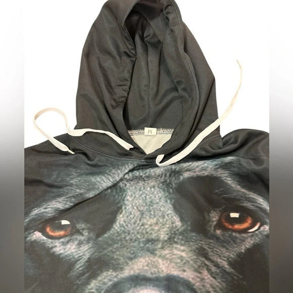 SHEIN Black Lab sweatshirt hoodie NWOT - Picture 5 of 5